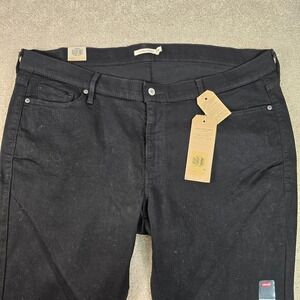 Levis‎ Classic Straight Jeans Black Sculpt Hypersoft WaterLess 22W L 236480010